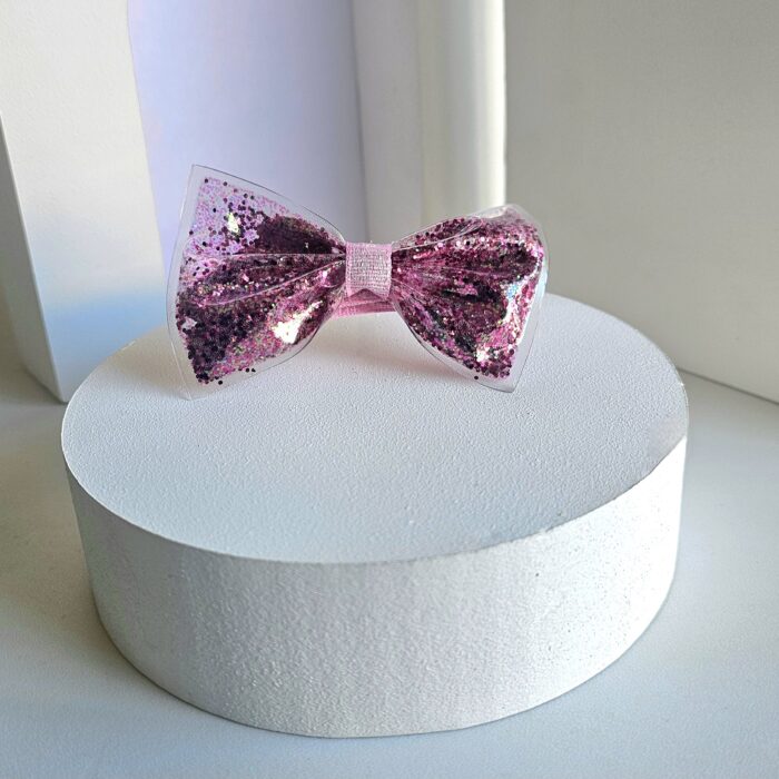 Moño Confetti Fucsia