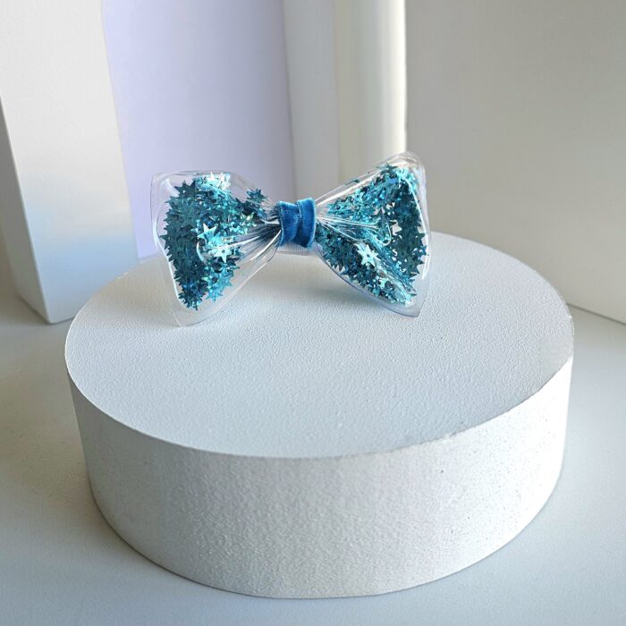 Moño Confetti Turquesa