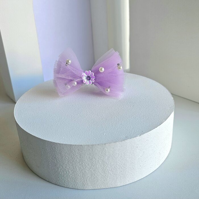 Moño Romántico Lila